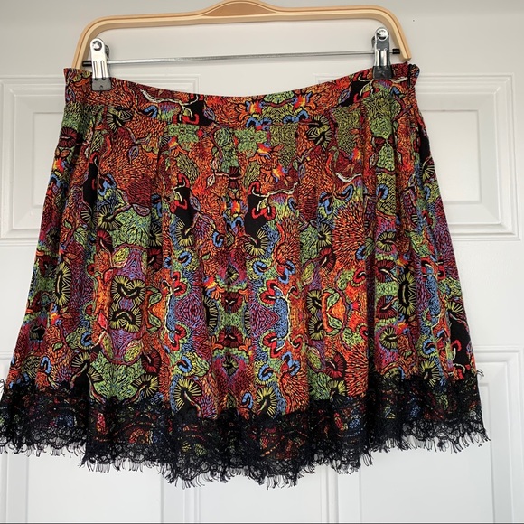 Olsenboye Dresses & Skirts - Olsenboye Colorful Pleated Mini Skirt - Size 11